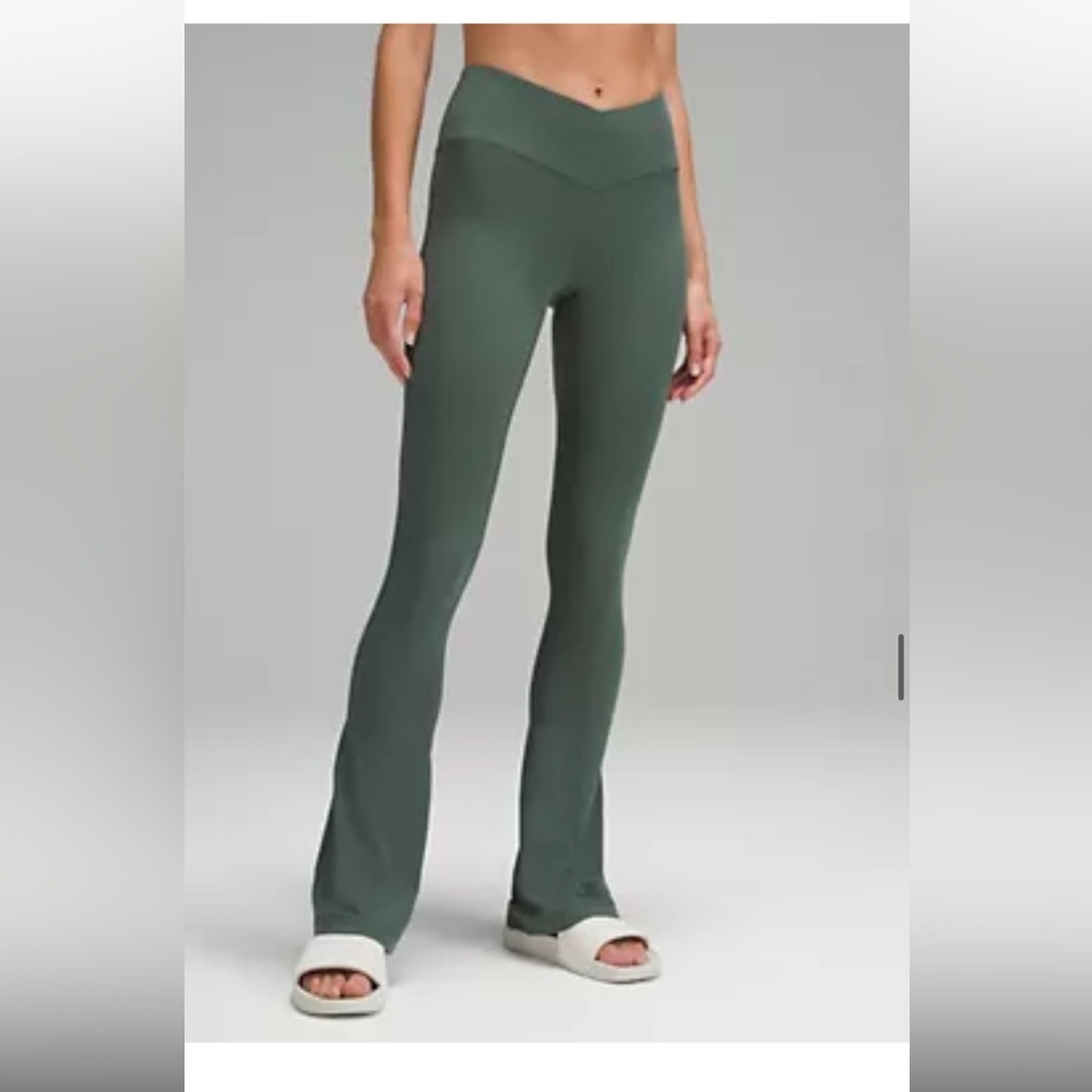 lululemon athletica Forest Green Flare Pants
